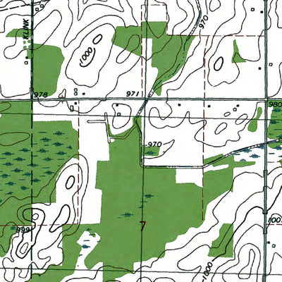 Western Michigan University MI-Tekonsha: Authoritative US Topos 1980 digital map