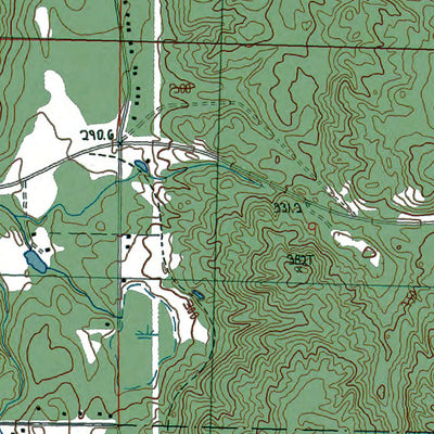 Western Michigan University MI-Thumb Lake: Authoritative US Topos 1986 digital map