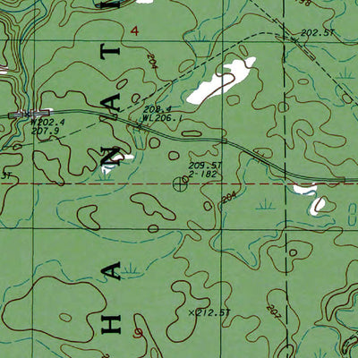 Western Michigan University MI-Thunder Lake: Authoritative US Topos 1983 digital map