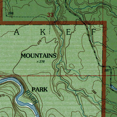 Western Michigan University MI-Tiebel Creek: Authoritative US Topos 1999 digital map