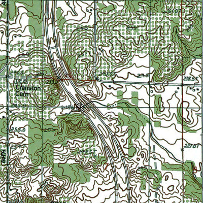 Western Michigan University MI-Town Corners: Authoritative US Topos 1983 digital map