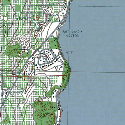 Western Michigan University MI-Traverse City SE: Authoritative US Topos 1983 digital map
