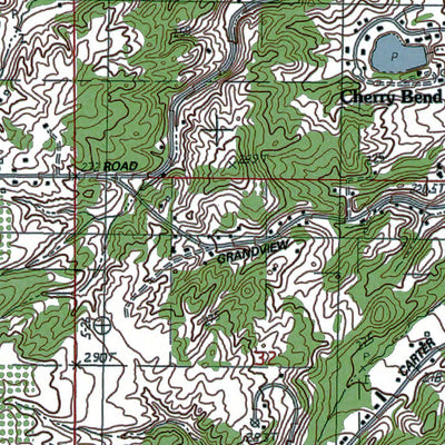 Western Michigan University MI-Traverse City SW: Authoritative US Topos 1983 digital map