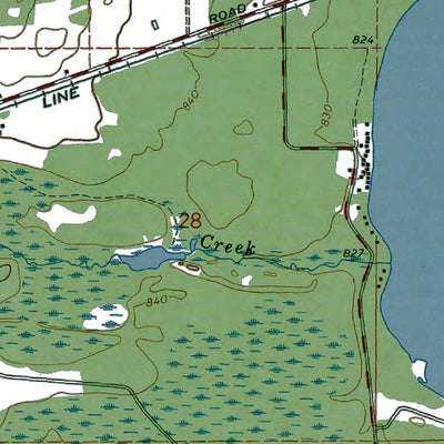 Western Michigan University MI-Trout Lake: Authoritative US Topos 1964 digital map