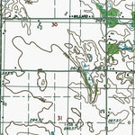 Western Michigan University MI-Trufant: Authoritative US Topos 1985 digital map