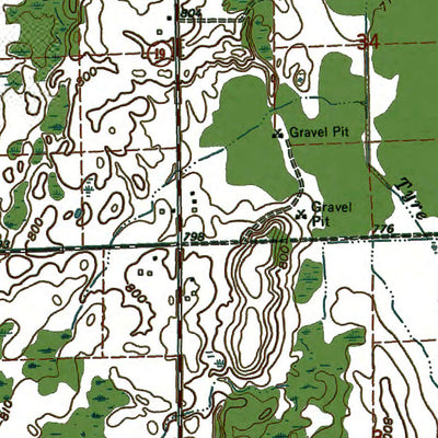 Western Michigan University MI-Ubly: Authoritative US Topos 1963 digital map