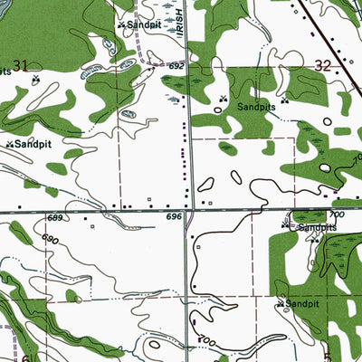 Western Michigan University MI-Vasser: Authoritative US Topos 1963 digital map