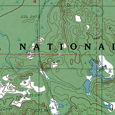 Western Michigan University MI-Waco Lake: Authoritative US Topos 1985 digital map