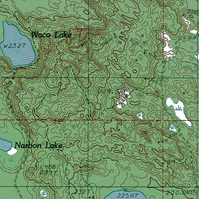 Western Michigan University MI-Waco Lake: Authoritative US Topos 1985 digital map