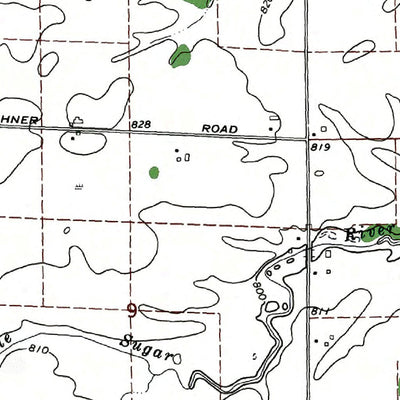 Western Michigan University MI-Wagarville: Authoritative US Topos 1969 digital map