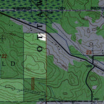 Western Michigan University MI-Wakefield: Authoritative US Topos 1999 digital map