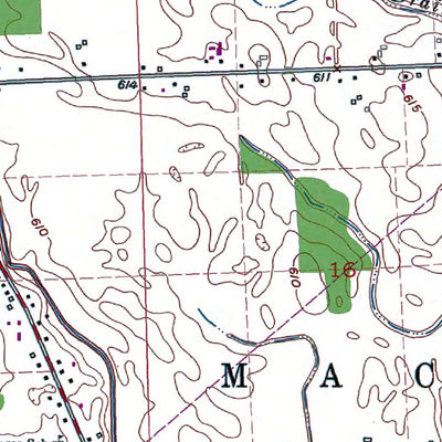 Western Michigan University MI-Waldenburg: Authoritative US Topos 1968 digital map