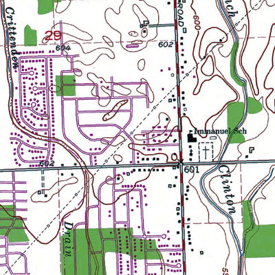 Western Michigan University MI-Waldenburg: Authoritative US Topos 1968 digital map