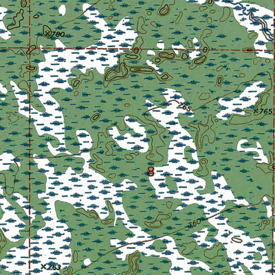 Western Michigan University MI-Walsh: Authoritative US Topos 1972 digital map