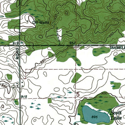 Western Michigan University MI-Weidman: Authoritative US Topos 1973 digital map