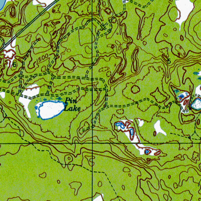 Western Michigan University MI-WI-Fortune Lakes: Authoritative US Topos 1944 digital map