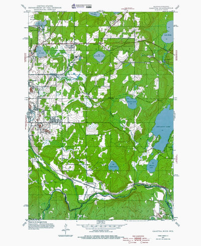 Western Michigan University MI-WI-Gaastra: Authoritative US Topos 1944 digital map