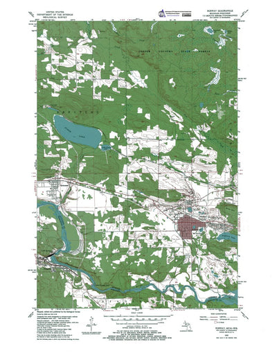 Western Michigan University MI-WI-Norway: Authoritative US Topos 1955 digital map