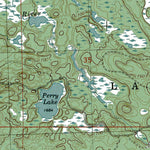Western Michigan University MI-WI-Thousand Island Lake: Authoritative US Topos 1981 digital map