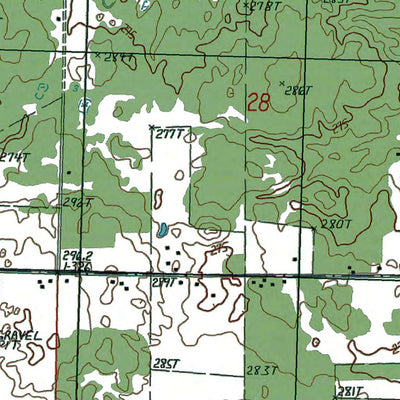 Western Michigan University MI-Wildwood: Authoritative US Topos 1986 digital map
