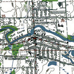 Western Michigan University MI-Williamston: Authoritative US Topos 1970 digital map