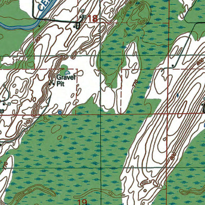 Western Michigan University MI-Wilson: Authoritative US Topos 1989 digital map