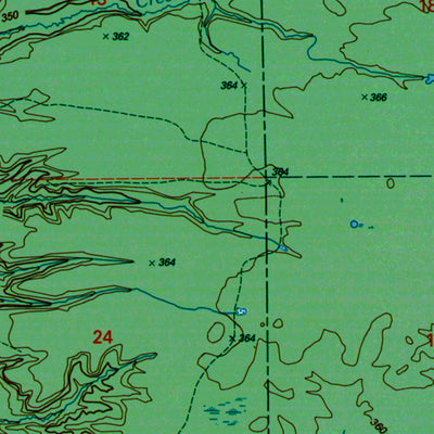 Western Michigan University MI-Winona South: Authoritative US Topos 1999 digital map