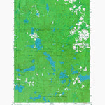 Western Michigan University MI-Witch Lake: Authoritative US Topos 1975 digital map