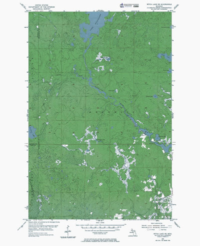 Western Michigan University MI-Witch Lake NE: Authoritative US Topos 1955 digital map