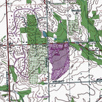 Western Michigan University MI-Ypsilanti West: Authoritative US Topos 1967 digital map
