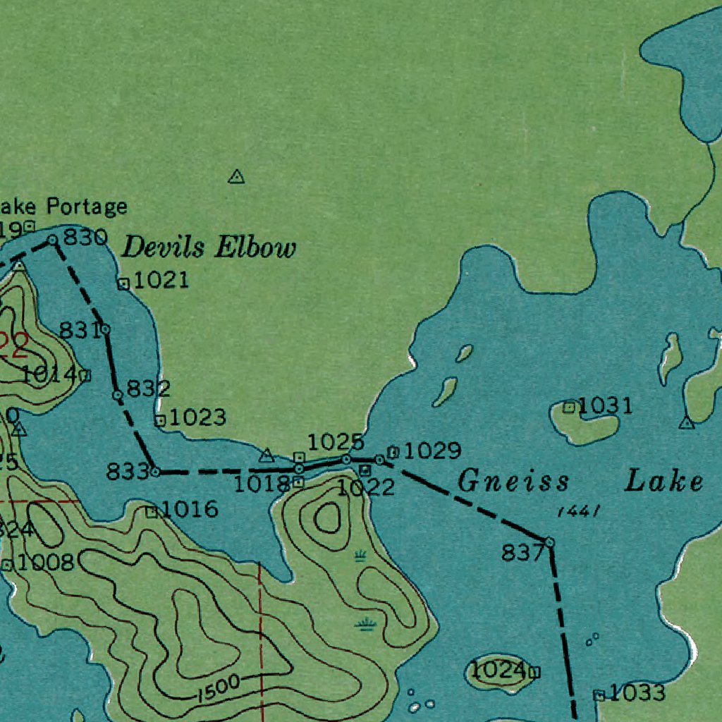 MN-ONT-Conners Island: Authoritative US Topos 1959 Map by Western ...