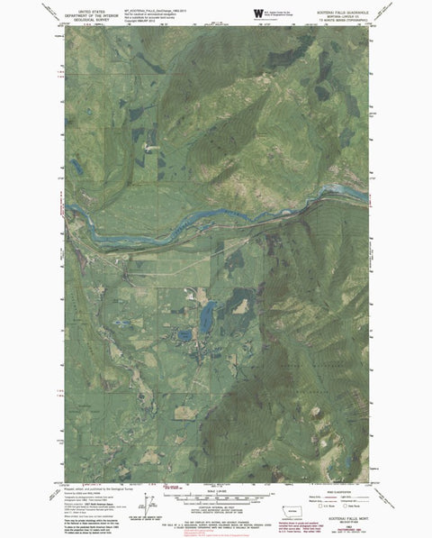 Western Michigan University MT-KOOTENAI FALLS: GeoChange 1962-2013 digital map