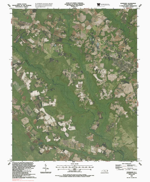 Western Michigan University NC-ROSEBORO: GeoChange 1980-2012 digital map