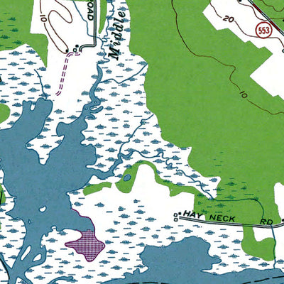 Western Michigan University NJ-Cedarville: Authoritative US Topos 1956 digital map