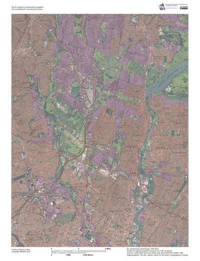 Western Michigan University NJ-Hackensack: GeoChange 1955-2010 digital map