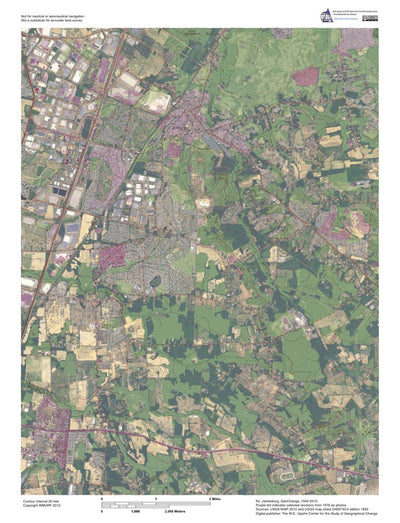 Western Michigan University NJ-Jamesburg: GeoChange 1942-2010 digital map