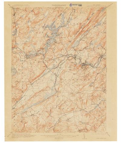 Western Michigan University NJ-Lake Hopatcong: Authoritative US Topos Historic 1905 digital map