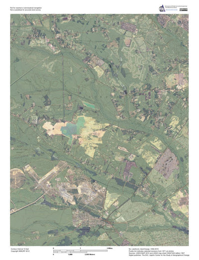 Western Michigan University NJ-Lakehurst: GeoChange 1956-2010 digital map