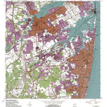 Western Michigan University NJ-Long Branch: Authoritative US Topos 1954 digital map