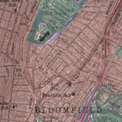 Western Michigan University NJ-Morristown: GeoChange 1951-2010 digital map