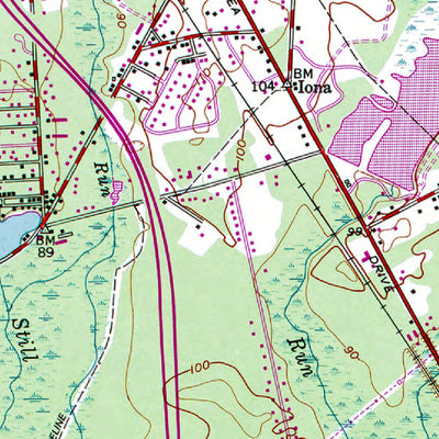 Western Michigan University NJ-Newfield: Authoritative US Topos 1953 digital map