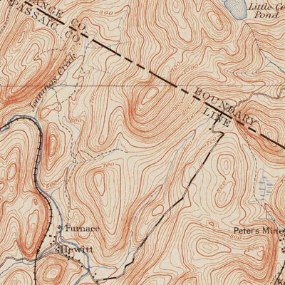Western Michigan University NJ-NY-Greenwood Lake: Authoritative US Topo Historic 1910 digital map