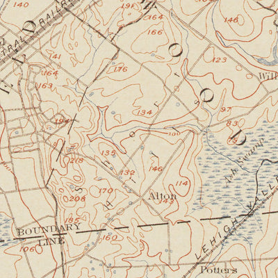 Western Michigan University NJ-NY-Plainfield: Authoritative US Topo Historic 1905 digital map