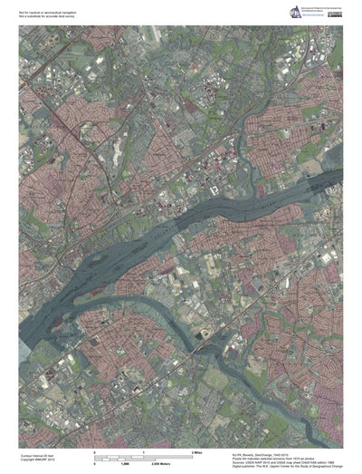 Western Michigan University NJ-PA-Beverly: GeoChange 1942-2010 digital map