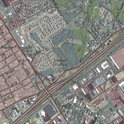 Western Michigan University NJ-PA-Beverly: GeoChange 1942-2010 digital map