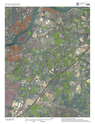 Western Michigan University NJ-PA-Bristol: GeoChange 1942-2010 digital map