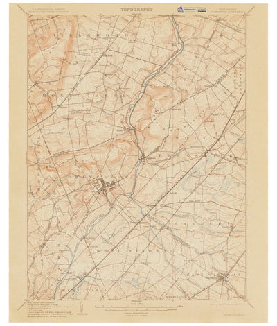 Western Michigan University NJ-Princeton: Authoritative US Topos Historic 1906 digital map