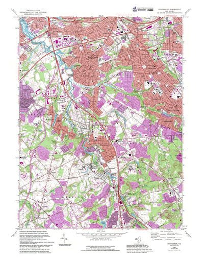 Western Michigan University NJ-Runnemede: Authoritative US Topos 1967 digital map