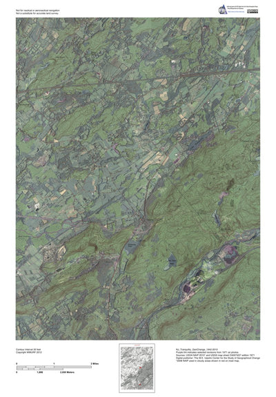 Western Michigan University NJ-Tranquility: GeoChange 1942-2010 digital map