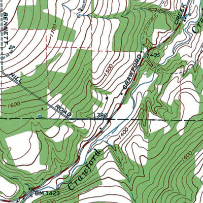 Western Michigan University NY-Black Creek: Authoritative US Topos 1964 digital map
